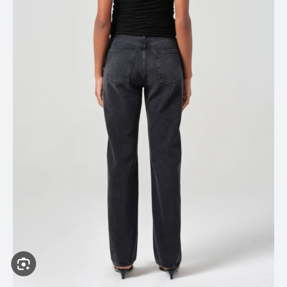 AGOLDE - 90’s pinch waist high rise straight long in Hitch